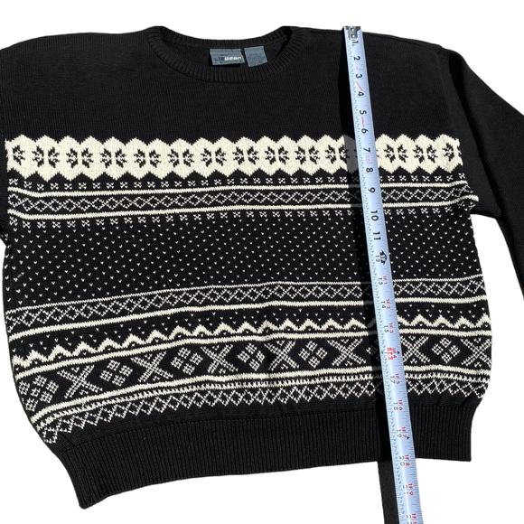 LizWear Petite Liz Claiborne Fair Isle Vintage Sweater Sz S - Picture 4 of 7